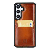 Bouletta Samsung Galaxy S24 Uyumlu Deri Arka Kapak FXCP RST2EF