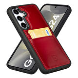 Bouletta Samsung Galaxy S24 Uyumlu Deri Arka Kapak FXCP V4EF