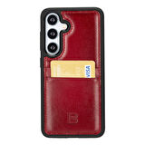 Bouletta Samsung Galaxy S24 Uyumlu Deri Arka Kapak FXCP V4EF