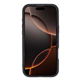 Bouletta Apple iPhone 16 Pro uyumlu, Hakiki Deri, El Yapımı, Kart Yuvalı Kılıf, Gölgeli Mavi