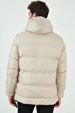 Buratti Kapüşonlu Suya ve Rüzgara Dayanıklı Soğuk Geçirmez Slim Fit Mont Erkek MONT 5717101