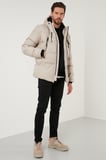 Buratti Kapüşonlu Suya ve Rüzgara Dayanıklı Soğuk Geçirmez Slim Fit Mont Erkek MONT 5717101