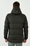 Buratti Kapüşonlu Suya ve Rüzgara Dayanıklı Soğuk Geçirmez Slim Fit Mont Erkek MONT 5717101