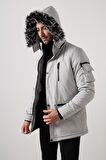 Buratti Peluş Astarlı Suya ve Rüzgara Dayanıklı Soğuk Geçirmez Slim Fit Mont Erkek MONT 5711051