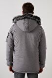 Buratti Peluş Astarlı Suya ve Rüzgara Dayanıklı Soğuk Geçirmez Slim Fit Mont Erkek MONT 5711051