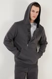 Buratti Pamuklu Slim Fit Kanguru Cepli Fermuar Detaylı Kapüşon Yaka Sweat Erkek SWEAT 575707
