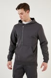 Buratti Pamuklu Slim Fit Kanguru Cepli Fermuar Detaylı Kapüşon Yaka Sweat Erkek SWEAT 575707