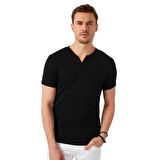 Buratti % 100 Pamuklu V Yaka Slim Fit T Shirt Erkek T SHİRT 5902122