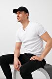 Buratti % 100 Pamuklu V Yaka Slim Fit T Shirt Erkek T SHİRT 5902122