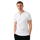 Buratti % 100 Pamuklu V Yaka Slim Fit T Shirt Erkek T SHİRT 5902122