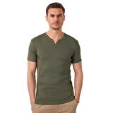 Buratti % 100 Pamuklu V Yaka Slim Fit T Shirt Erkek T SHİRT 5902122
