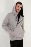 Buratti Pamuklu Slim Fit Kanguru Cepli Fermuar Detaylı Kapüşon Yaka Sweat Erkek SWEAT 575707