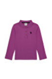 Kız Çocuk Pembe Sweatshirt Basic