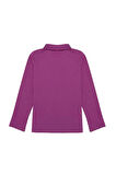 Kız Çocuk Pembe Sweatshirt Basic