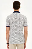 Lacivert Slim Fit Polo Yaka T-Shirt