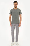 Siyah Slim Fit Bisiklet Yaka T-Shirt