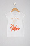 Kız Çocuk Beyaz T-shirt