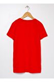 Erkek Çocuk Açık Kırmızı T-shirt
