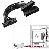 Güç Kaynağı Çoklayıcı 24 Pin Atx Dual PSU Çoklayıcı Adaptör Anakart Mining Kablosu 5145