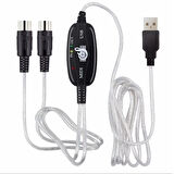 ST-4590 2M USB Midi Org Ses Kablosu Dönüştürücü Adaptör