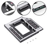 Harddisk Kutusu 9.5mm Slim Kızak Caddy Laptop DVD to SSD HDD Sata