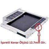 12.7mm HDD Caddy DVD SSD Kutu Sata CD KIZAK İKİNCİ HARDDISK LAPTOP NOTEBOOK