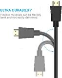 HDMI 1.4b TV LCD Monitör Laptop Erkek Bağlantı Kablosu1.5 Metre