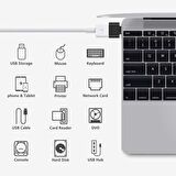 USB 3.1 Type-C to USB 3.0 OTG Çevirici Dönüştürücü Adaptör Siyah