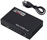 Alfais 4410 4 Port Hdmi Splitter Çoklu Ekran Çoklayıcı Switch