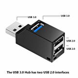 Usb Hub 3 Port USB 3.0 ve USB 2.0 Çoklayıcı Switch 4422