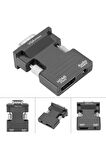 Ses Destekli HDMI to VGA Çevirici Dönüştürücü Adaptör
