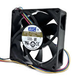 Avc 80x80x25 8cm 12v 0.84a Datb0825b2s 4 Pin Pwm Kontrollü Fan 