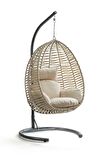 Eymense Class Rattan Salıncak Krem Krem Oturum