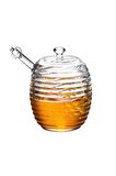 Madame Coco Lorenzo Kaşıklı Cam Bal Kavanozu - 240ml