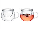 Clisson Cam Süzgeçli Kupa - Tekli - 310ML