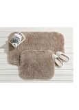 Madame Coco Sheep Banyo Paspası - Toprak - 60x100+50x60 Cm