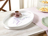 Madame Coco Lavander Oval Tepsi