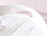 Madame Coco Lavander Oval Tepsi