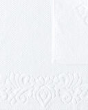 Madame Coco Norice Ayak Havlusu - Beyaz - 50x70 cm