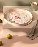 Madame Coco Cuisine Yuvarlak Tepsi