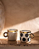 Marlie 2'li Kupa Seti - Gold - 400 ml