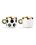 Marlie 2'li Kupa Seti - Gold - 400 ml