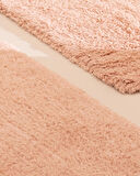 Madame Coco Cameo 2'li Banyo Paspası - Pudra - 60x100 cm