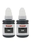 Ekoset Canon uyumlu Siyah Mürekkep Tanklı yazıcılar için 2'li Paket