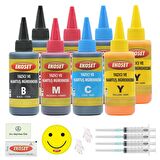 Ekoset Canon PG 540, CL 541 uyumlu mürekkep 4 Renk 4x200ml