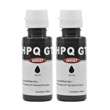 Ekoset hp Smart Tank 530 uyumlu Siyah mürekkep 100ml 2'li set