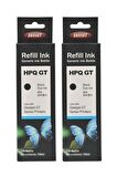 Ekoset hp Smart Tank 530 uyumlu Siyah mürekkep 100ml 2'li set