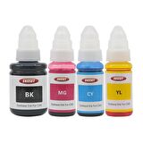 Ekoset Canon Pixma G3411 uyumlu mürekkep 4 renk