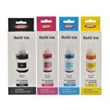 Ekoset Canon Pixma G3411 uyumlu mürekkep 4 renk