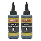 Ekoset Epson L355 L365 Uyumlu Siyah Muadil Mürekkep 200 ml